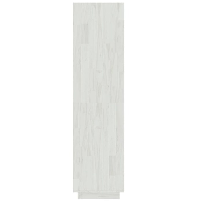 Bibliothèque/Séparateur de pièce Blanc 60x35x135 cm Pin massif – Image 5