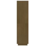 Bibliothèque/Séparateur de pièce Marron miel 60x35x135 cm Pin – Image 4
