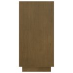 Bibliothèque Marron miel 80x35x71 cm Bois de pin massif – Image 5