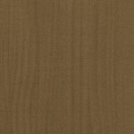 Bibliothèque/Séparateur de pièce Marron miel 80x35x103 cm Pin – Image 3