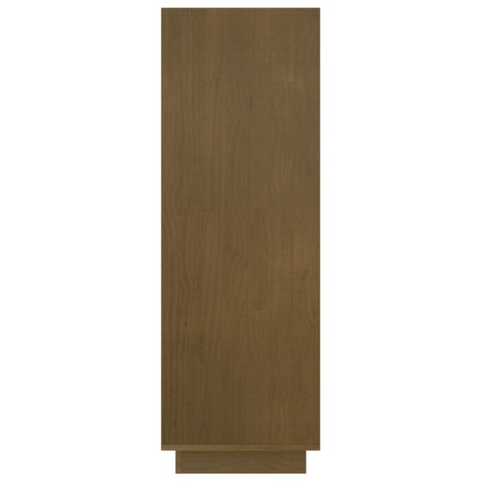 Bibliothèque/Séparateur de pièce Marron miel 80x35x103 cm Pin – Image 5