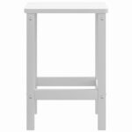Table de jardin Adirondack Blanc 38x38x46 cm PEHD – Image 2