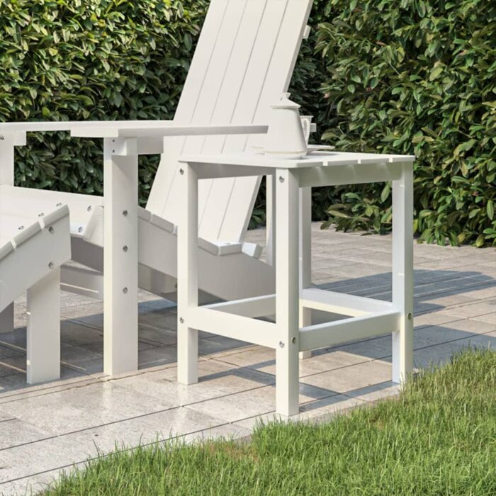 VXL8720286816615_m_en_hd_1.jpg Table de jardin Adirondack Blanc 38x38x46 cm PEHD – Image 1