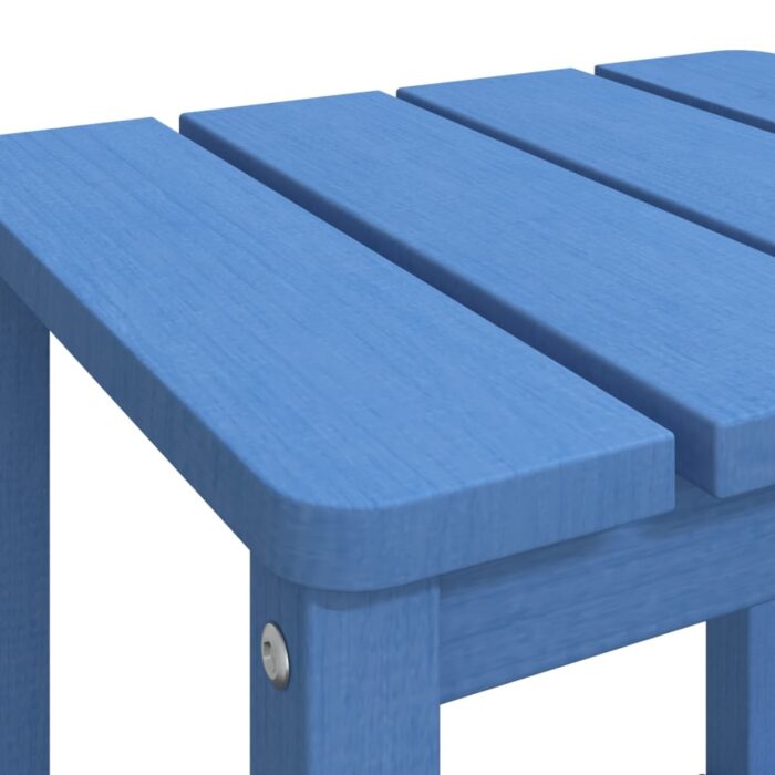 Table de jardin Adirondack Bleu marine 38x38x46 cm PEHD – Image 4