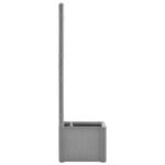 Lit surélevé de jardin et treillis et système d'arrosage Gris – Image 3