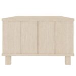 Table basse HAMAR Marron miel 100x55x35 cm Bois massif de pin – Image 4