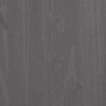 Bureau HAMAR Gris clair 110x40x75 cm Bois massif de pin – Image 8