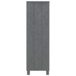 Bibliothèque HAMAR Gris foncé 85x35x112 cm Bois de pin massif – Image 4