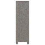 Bibliothèque HAMAR Gris clair 85x35x112 cm Bois de pin massif – Image 4