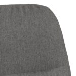 Chaise à bascule Gris clair Tissu – Image 6