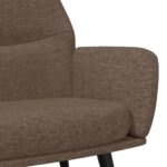 Chaise de relaxation Taupe Tissu – Image 5