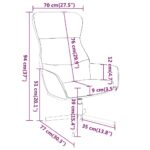 Chaise de relaxation Vert foncé Velours – Image 6