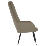 Chaise de relaxation Gris clair Velours – Image 2