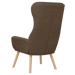 Chaise de relaxation Marron Tissu – Image 3