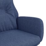 Chaise de relaxation Bleu Tissu – Image 4