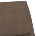 Chaise de relaxation Taupe Tissu – Image 4