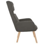 Chaise de relaxation Gris foncé Velours – Image 2