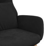 Chaise de relaxation Noir Velours – Image 4