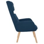 Chaise de relaxation Bleu Velours – Image 2