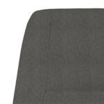 Chaise de relaxation Gris foncé Tissu – Image 4