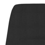 Chaise de relaxation Noir Tissu – Image 4