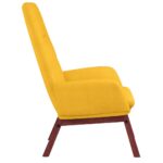 Chaise de relaxation Jaune moutarde Tissu – Image 2