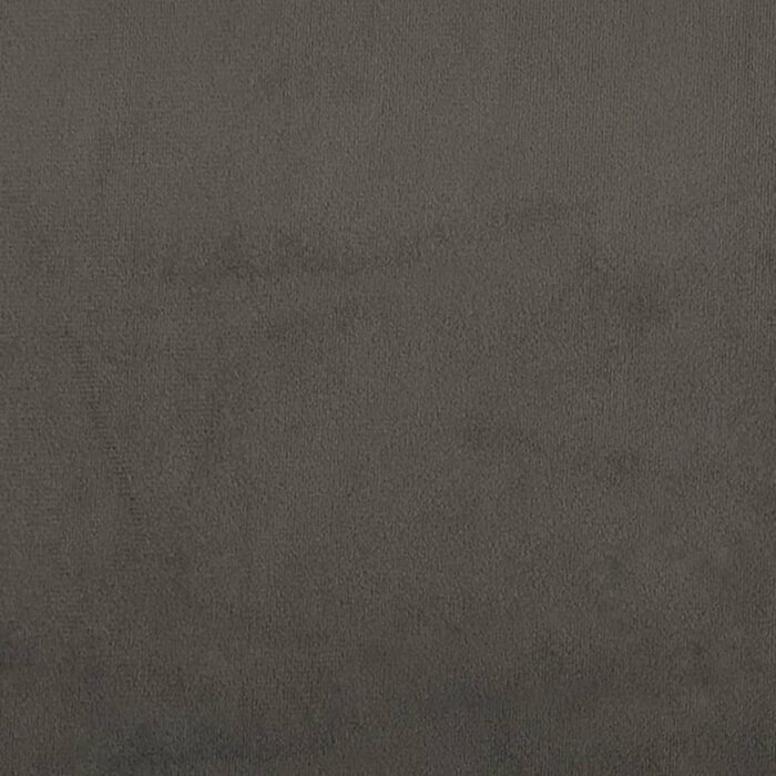 Repose-pied Gris foncé 45x29,5x35 cm Velours – Image 3