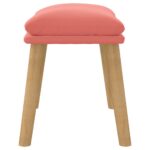 Repose-pied Rose 45x29,5x35 cm Velours – Image 2