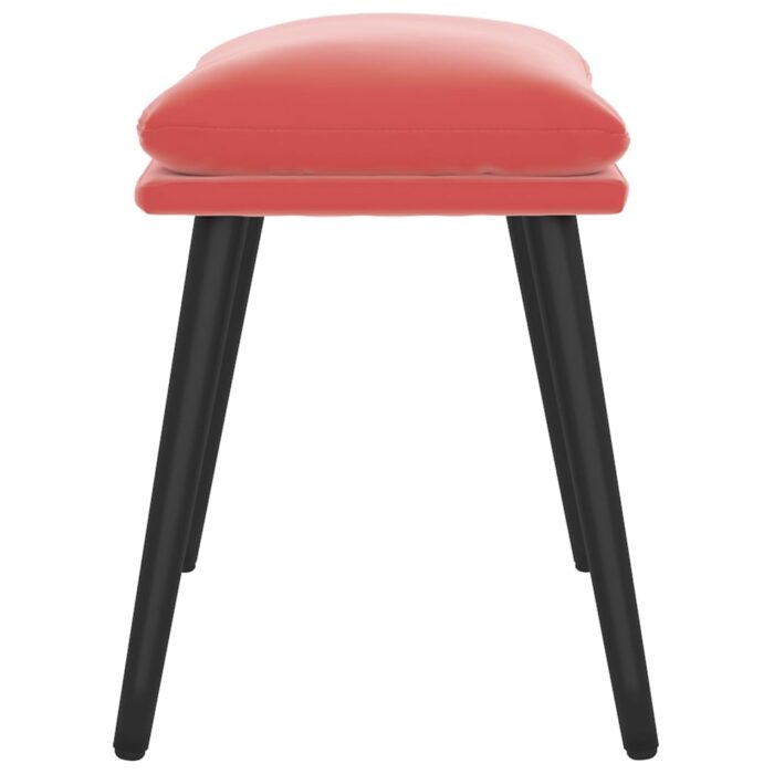 Repose-pied Rose 45x29,5x35 cm Velours – Image 2