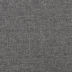 Repose-pied Gris clair 60x60x36 cm Tissu – Image 3