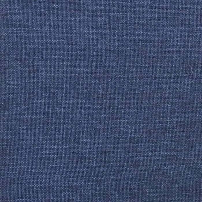 Repose-pied Bleu 60x60x36 cm Tissu – Image 3