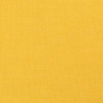 Repose-pied Jaune moutarde 60x60x36 cm Tissu – Image 3
