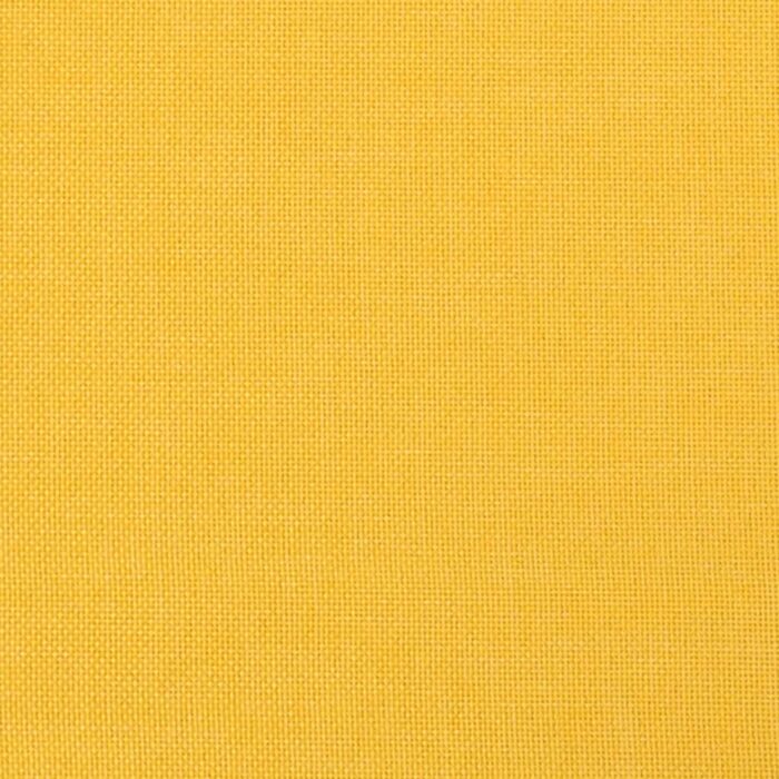 Repose-pied Jaune moutarde 60x60x36 cm Tissu – Image 3