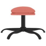 Repose-pied Rose 60x60x36 cm Velours – Image 2