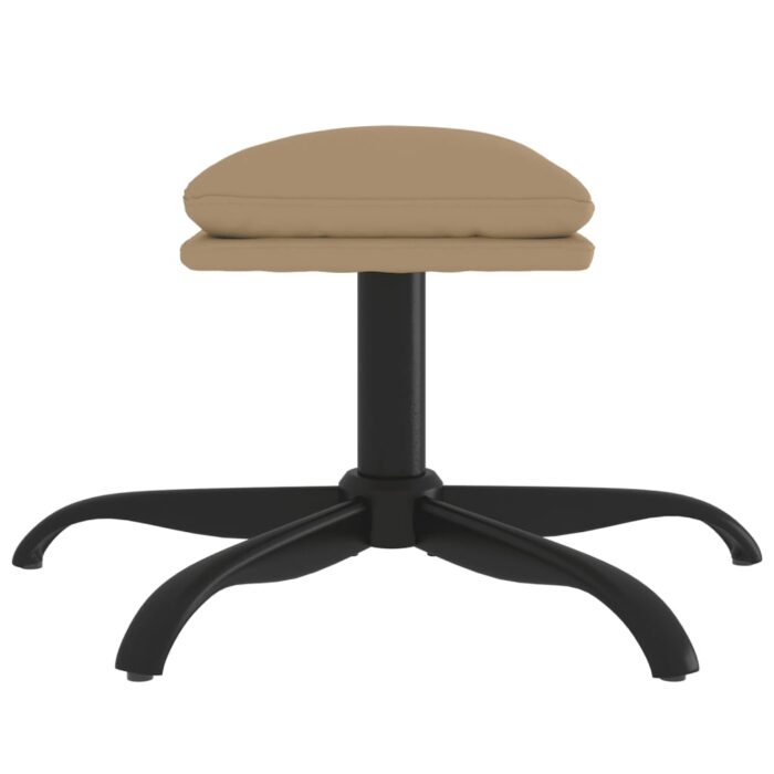 Repose-pied Cappuccino 60x60x36 cm Similicuir – Image 2
