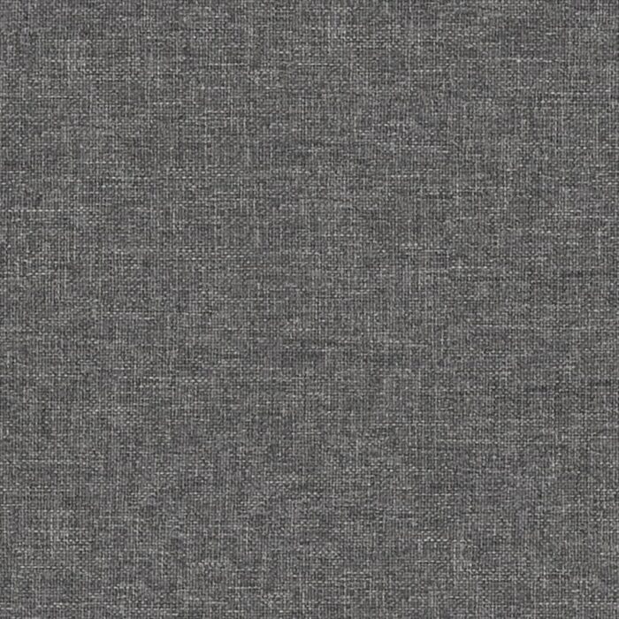 Repose-pied Gris clair 60x60x36 cm Tissu et similicuir – Image 3