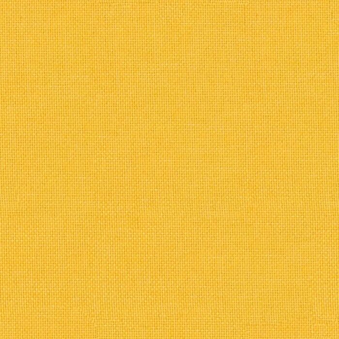 Repose-pied Jaune moutarde 60x60x36 cm Tissu et similicuir – Image 3
