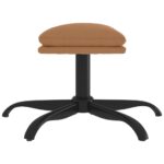 Repose-pied Taupe 60x60x36 cm Tissu microfibre – Image 2