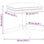 Repose-pied Rose 60x60x36 cm Velours – Image 4