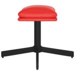Repose-pied Rouge 60x60x36 cm Similicuir – Image 2