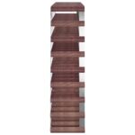 Casier à bouteilles pour 72 bouteilles Marron Bois pin solide – Image 3
