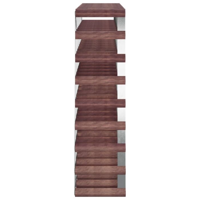 Casier à bouteilles pour 72 bouteilles Marron Bois pin solide – Image 3