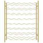 Casier à bouteilles pour 48 bouteilles Doré Métal – Image 2