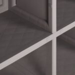 Armoire en plastique 79x43x125 cm Design de bois Gris – Image 2