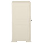 Armoire plastique 79x43x85,5 cm design bois glace à la vanille – Image 4