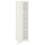Armoire plastique 40x43x164 cm design de bois blanc angora – Image 3