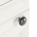Armoire plastique 40x43x164 cm design de bois blanc angora – Image 6