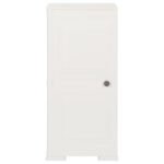 Armoire plastique 40x43x85,5 cm design de bois blanc angora – Image 2