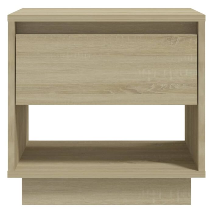 Table de chevet Chêne sonoma 45x34x44 cm bois d'ingénierie – Image 2