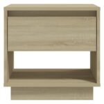 Tables de chevet 2 pcs Chêne sonoma 45x34x44 cm Bois ingénierie – Image 5